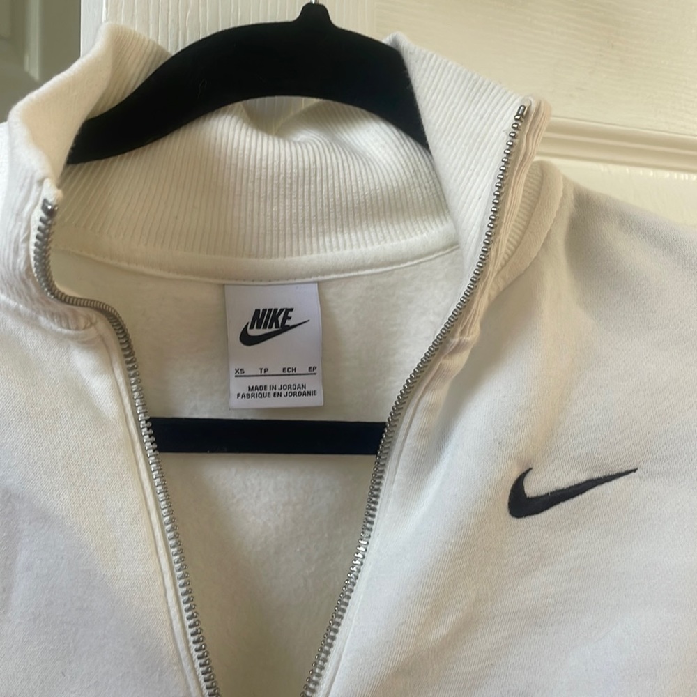 Cropped zip up pullover XS